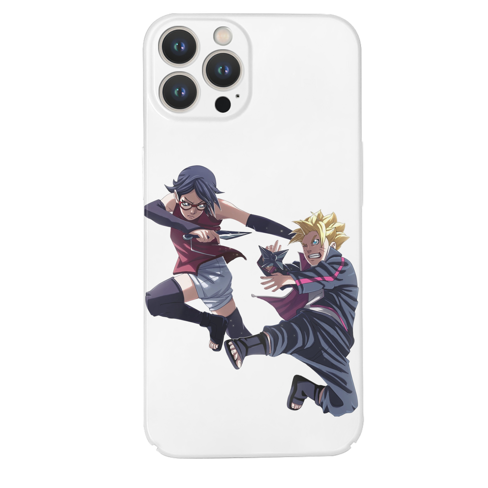 （画像用） NARUTO -ナルト- うちは サラダ Uchiha Sarada 【iPhone 14シリーズ対応】ハードケース